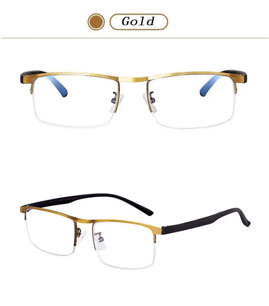 Intelligent Multifocal progressive reading glasses men women near and dual-use Anti-Blue Light automatic adjustment Eyewear