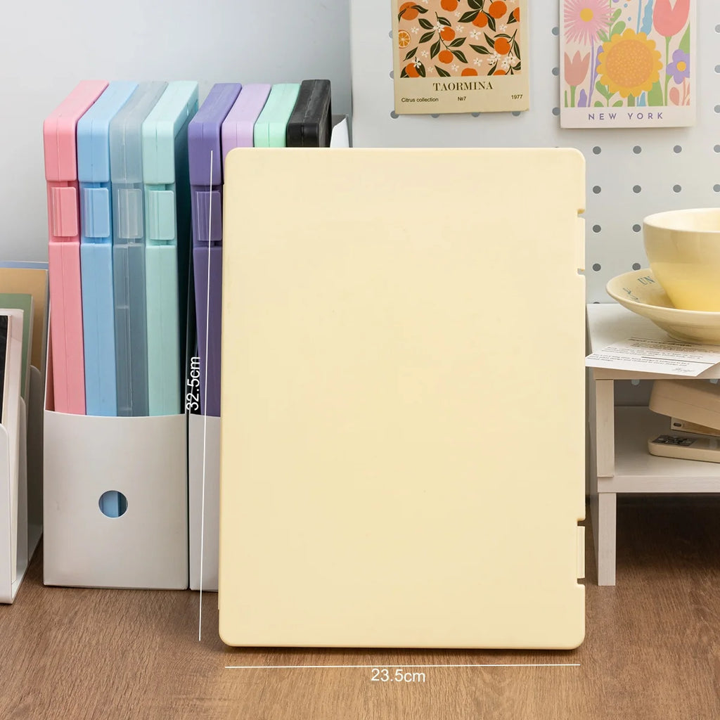 【Multifunctional 2-In-1】A4 Folder Clipboard Writing Board Test Paper Storage Document File Frame