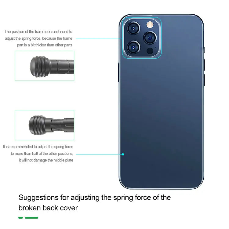 RELIFE RL-066 Glass Breaking Pen For iPhone For Huawei Cell Phone Rear Housing Battery Glass Cover Breaker Blasting Tools