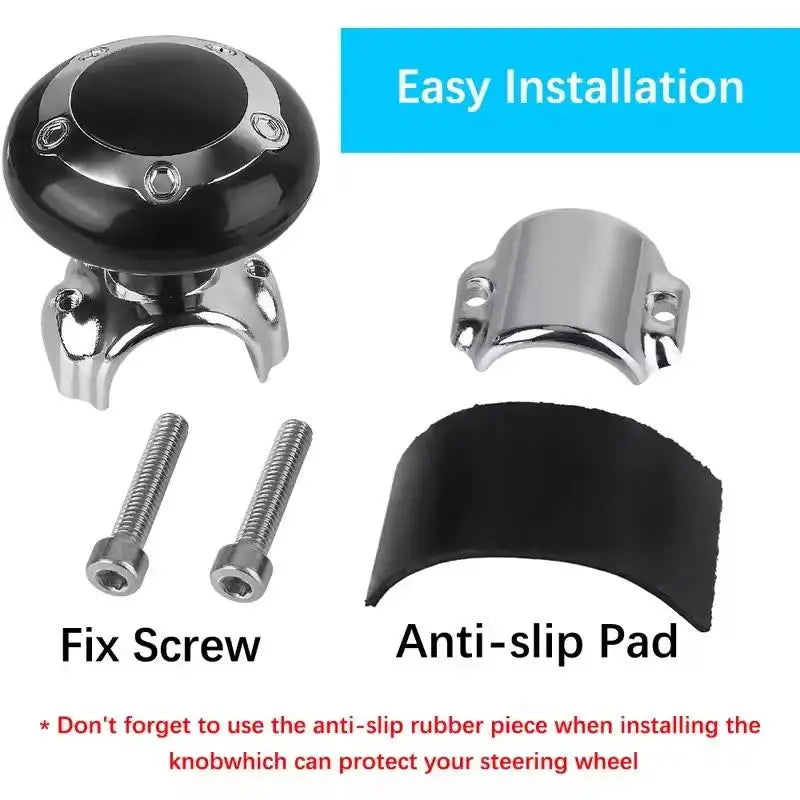 Universal Car Steering Wheel Spinner Ball Handle for Easy Maneuvering and Turning