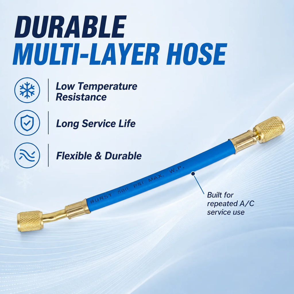 Car condensation hose coolant refill tool 21.5cm 1/4in SAE coupler Replacement tool Motorcycle low pressure