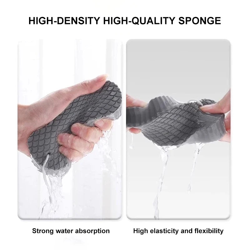 Household 3D Magic Exfoliating Sponge Children's Bath Sponge Body Peeling Dead Skin Exfoliating Massager Cleaning Bath Brush
