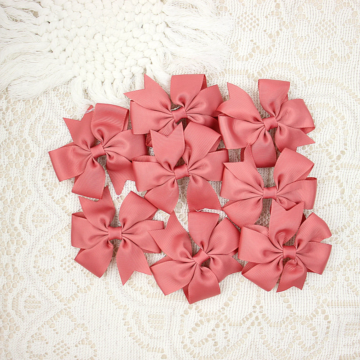 10pcs Ribbon Bow Hair Clip for Girls Hair Accessories Winnower Children Alligator Clip Kids Hairbow Hairpin Grosgrain Barrettes