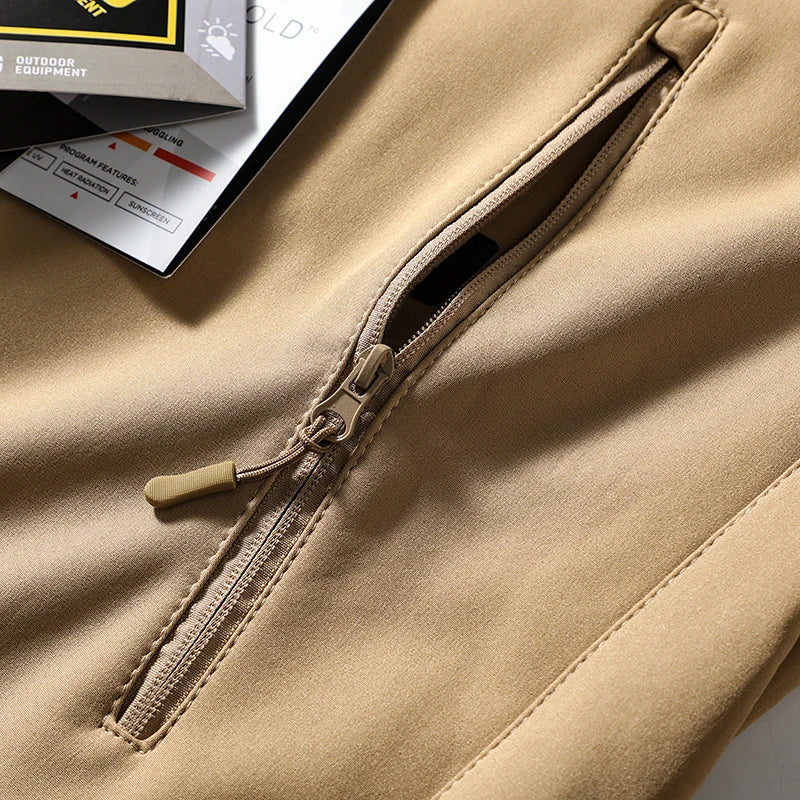 ARC New Storm Jacket Outdoor Sports Camping Mountaineering Fashion Men Plus Cashmere Windproof Waterproof Function Storm Jacket
