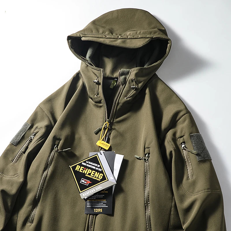 ARC New Storm Jacket Outdoor Sports Camping Mountaineering Fashion Men Plus Cashmere Windproof Waterproof Function Storm Jacket