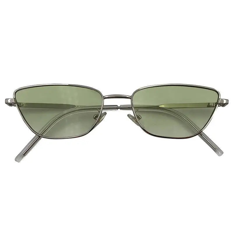 Sunglasses Woman 2026 Ultra Light Cat Eye Sun Glasses for Women UV Protection Retro Flat Eyepieces Oval Face Travel Shades
