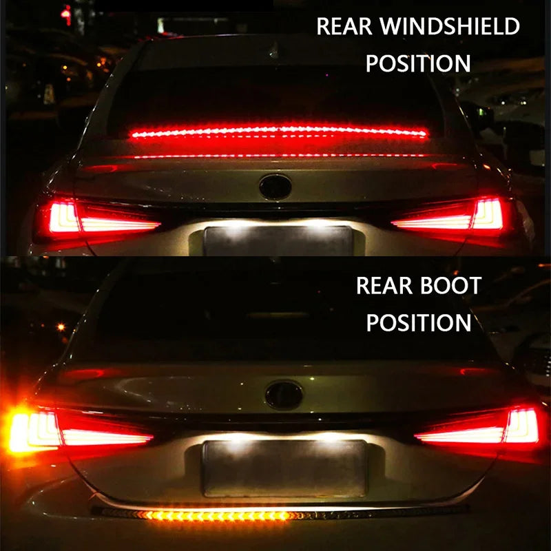 Dynamic Pickup DRL Turn Signal Lamp Tail Truck Tailgate Light Bar LED Strip Reverse Brake Lamp Sequential Flowing Turnning Lamp