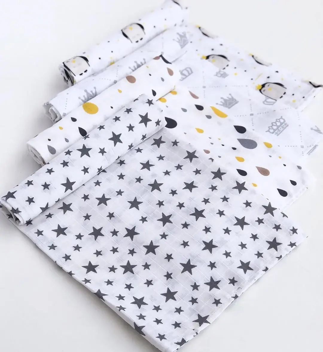 120x110cm Muslin Diaper Baby Blankets Newborn Swaddle Blanket Infant Gauze Bath Towel Baby Warp