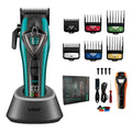 VGR Hair Clippers Adjustable Hair Trimmer External Rotor Motor Cordless Haircut Machine Digital Display Clipper for Men V-884