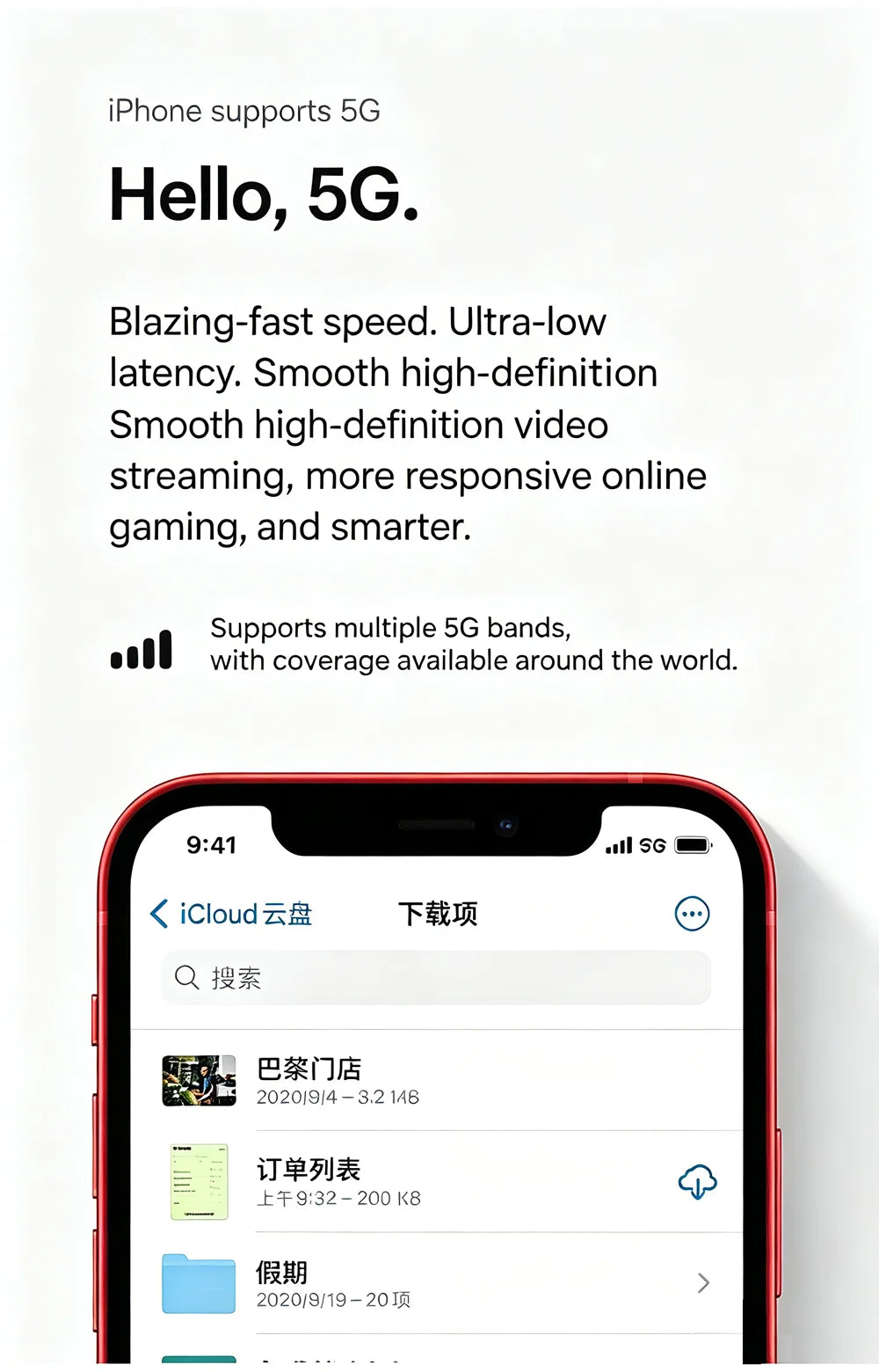 Refurbished 98% IPhone12 4GB RAM 128GB ROM Unlocked CN Version Dual SIM 6.1 Inch Dual 12MP Camera IOS Face ID