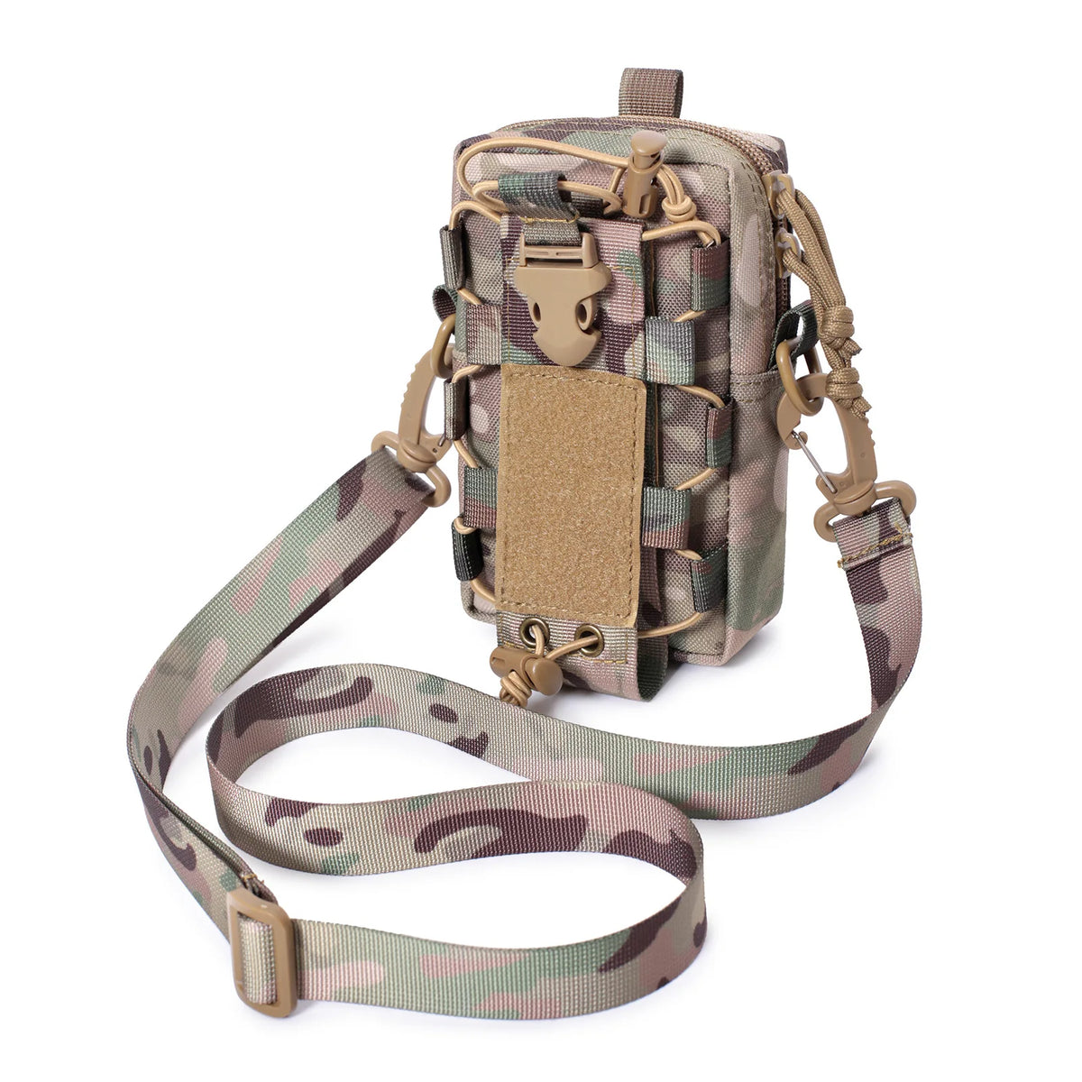 Organizer Waist Pack Bag military Molle EDC Pouch Water Bottle Canteen Kettle Carrier Outdoor Sports Phone Holder Camping Hiking