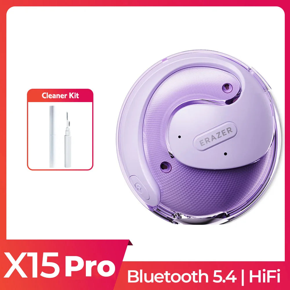 MINISO X15 Pro Bluetooth 5.4 Earphones Sports Wireless Headphones Ear Hook Game Erazer Earbuds with Mic for IOS Android