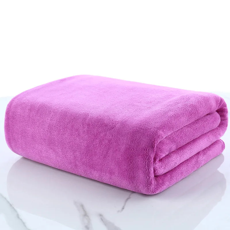 Large bath towel for home use, absorbent and soft wrap, body beauty salon, adult bath towel