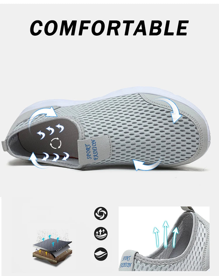 Men's and Women's Casual Breathable Walking Couple Shoes, Outdoor Soft, Lightweight, Fashionable Sports Shoes, 2025 New Model
