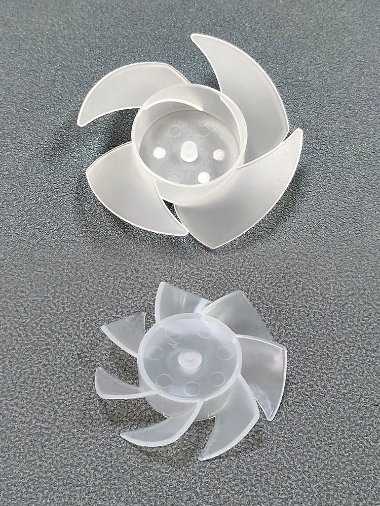 Safe and Small Power Mini Plastic Fan Blade 4/7 Blades for Hair Dryer Motor