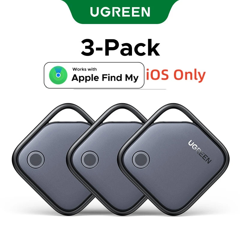 UGREEN Smart Tag Bluetooth Tracker, Keys Finder Item Locator SmartTag Up to 2 Year Battery For iPhone Apple Find My (only IOS)