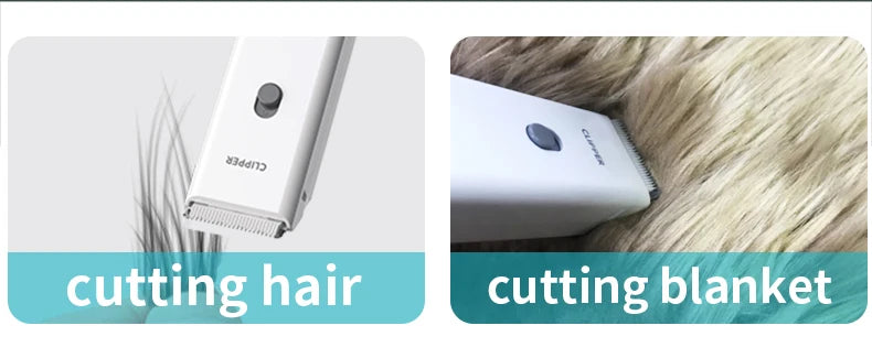 Pet Hair Clippers for Cats Dogs, Low Noise Waterproof Wireless Grooming Trimmers for Pet Salon, Optional Replacement Blades