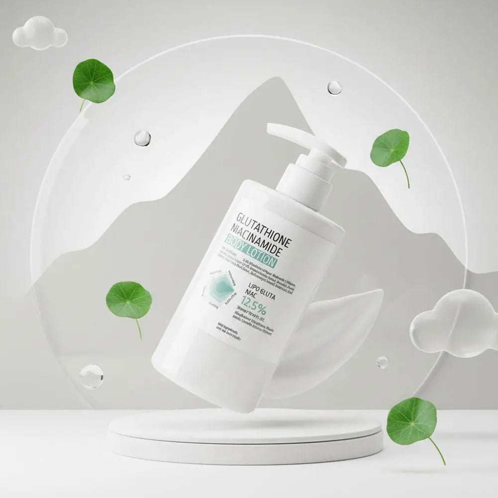 Glutathione Niacinamide Nourishing Body Lotion 300ml Deep Hydrating Gentle Cream Brightening Repair Rough Dry Body Skin Care