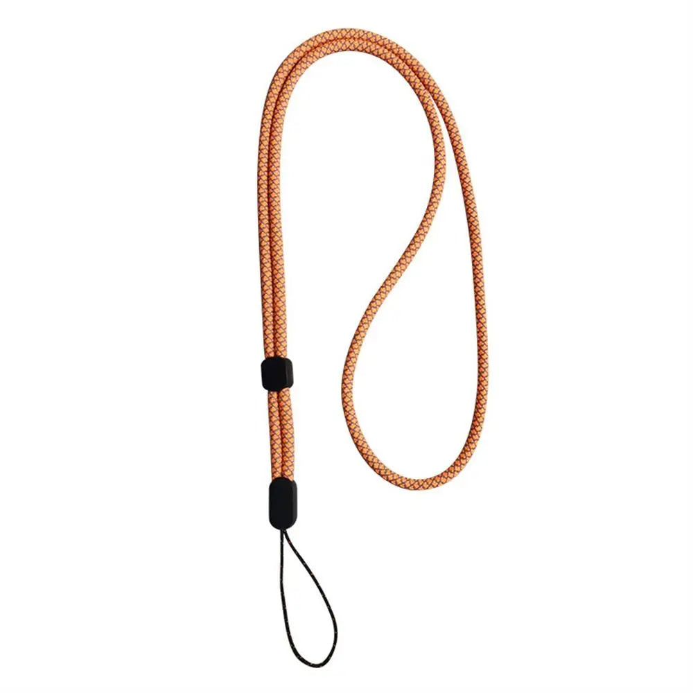 Fluorescent Long Phone Lanyard Neck Hanging Hanging Cord Cell Phone Strap Pendant Nylon Mobile Phone Chain Phone Case