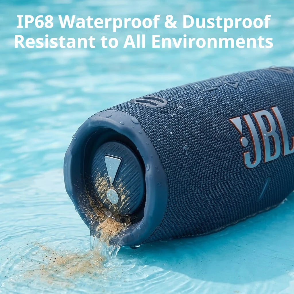 JBL Charge 6 Portable Bluetooth Speaker IP68 Waterproof Deep Bass Long Playtime Outdoor Wireless Subwoofer for Camping Party