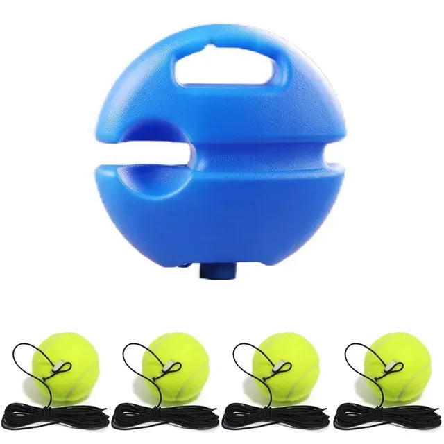 1-20pcs Heavy Duty Tennis Training Aids Base With Elastic Rope Ball Practice Self-Duty Rebound Tennis Trainer Padel Accessories