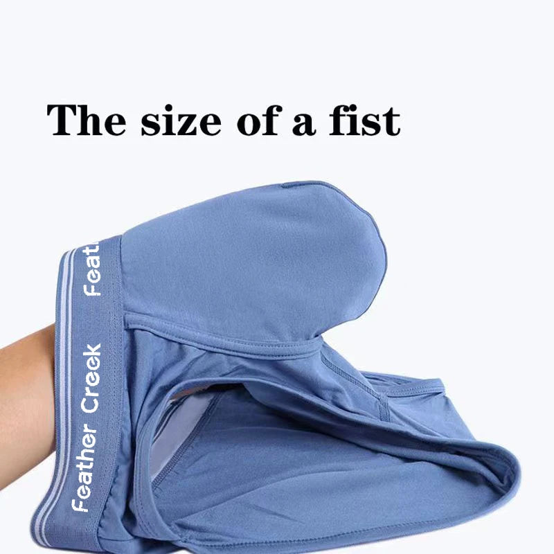 Men's boxers with big pockets sexy briefs men's underwear