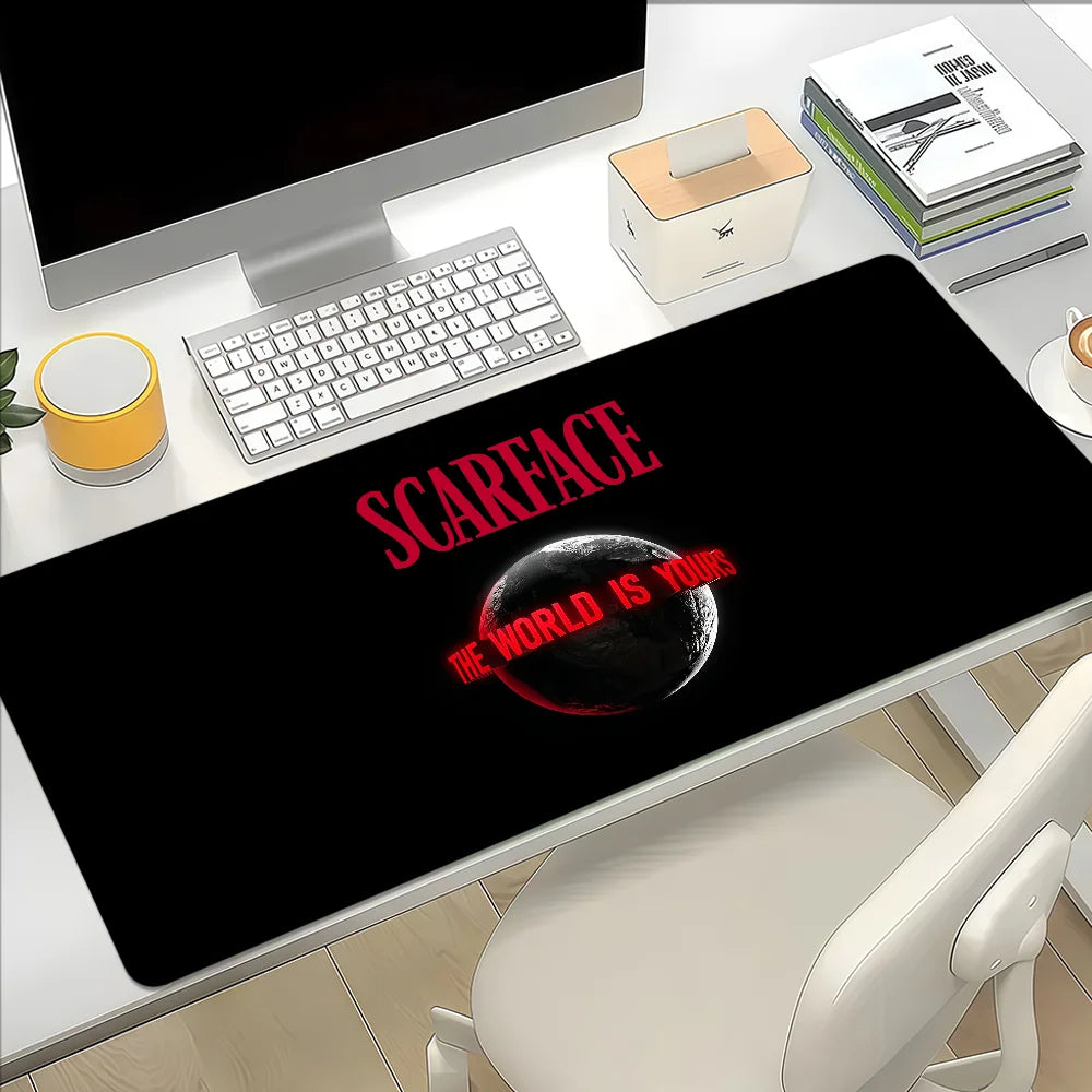 Movie T-Tony M-Montana S-Scarface Mouse Pad Non-slip Thickened MousePad Large Writing Lockedge Gaming Cushion Office Student