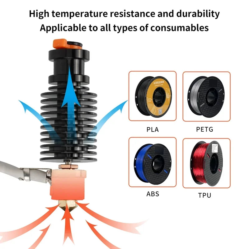 E3D V6 Hotend 24V 50W Ceramic Heating Core Print Head For Voron 2.4 Prusa DDB Extruder Ender 3 CR10 MK3S 3D Printer J-head