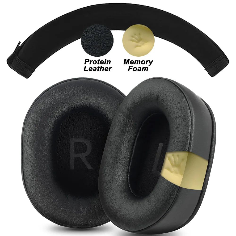 Replacement Foam Ear Pads for MCHOSE V9 S9 PRO, V9 PRO S9 PRO MCHOSE X9 Headphones Memory Foam Earpads Protein Leather