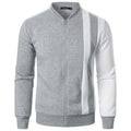Blazer de ginásio casual de manga comprida com fecho para primavera/outono