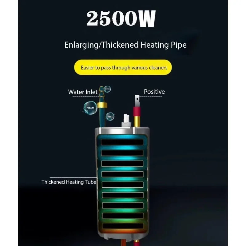 Steam Cleaner High Temperature Sterilization Household Air Conditioning Kitchen Hood Car Steaming Cleaner US EU UK AU Plug 2500W