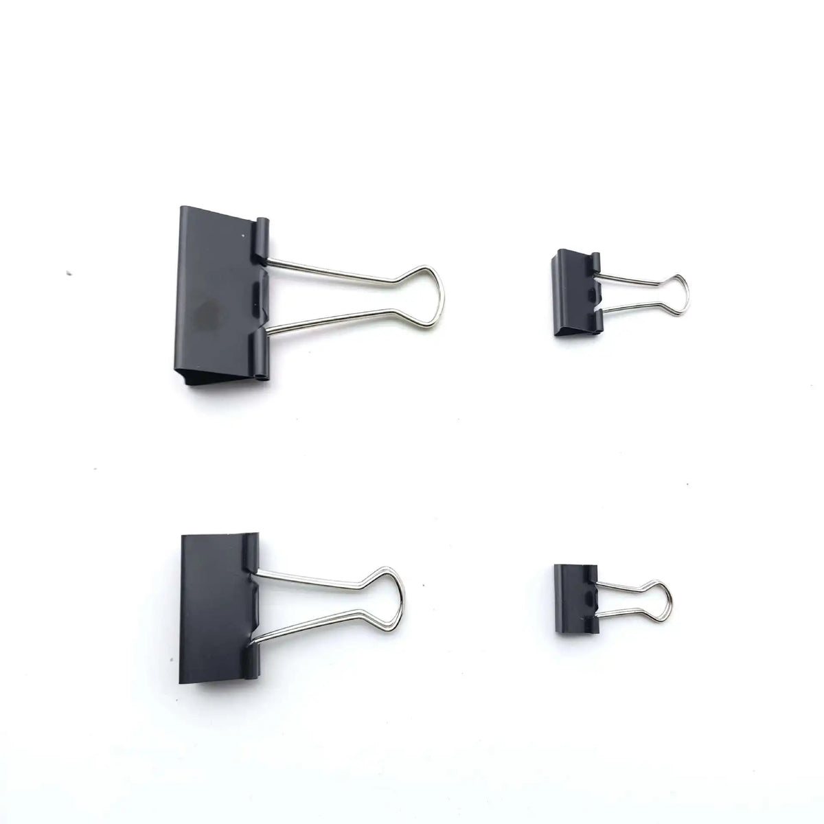 12Pcs/1BOX Binder Clip Clamps Long Tail Combination Folder Bookmark Paper Ticket Clips Effortless School Office Supplies