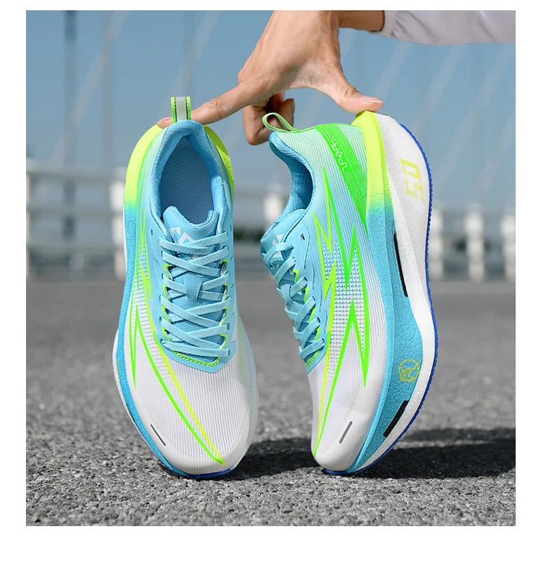 Men Sports Speciality Running Shoes Marathon Carbon Board Breathable Light Comfortable Women Athletic Nonskid Sneakers 2026 New