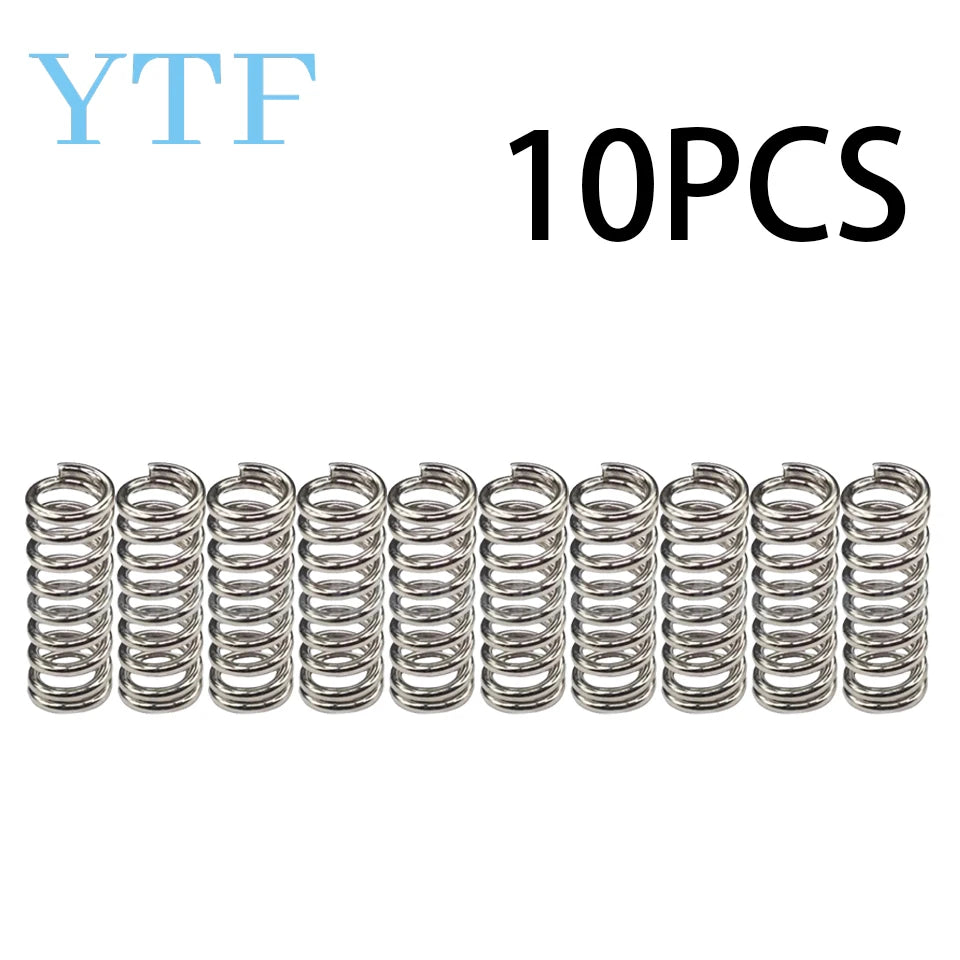 10/20/50/100PCS 3D Printer Parts Feeder Spring For Ultimaker Wade Extruder Nickel Plating 1.2mm 20mm Top Quality