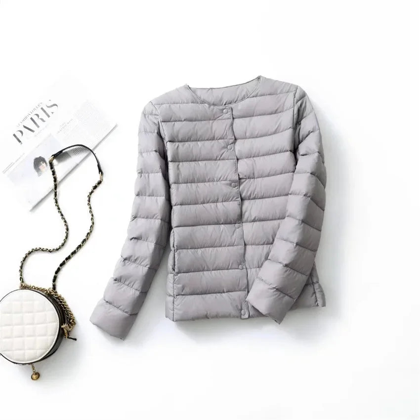 Women's Down Jackets Plus Coats Light Duck Down Jacket Women Matt Fabric Lightweight Coat Warm Female Windbreaker Parka