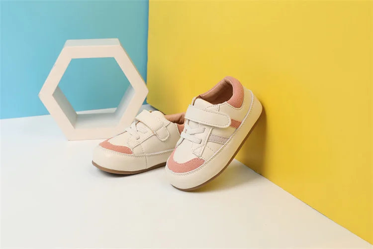 DIMI Spring/Autumn Baby Toddler Shoes Soft Breathable Microfiber Leather Infant Sneakers 0-3 Year Flat Walker Shoes