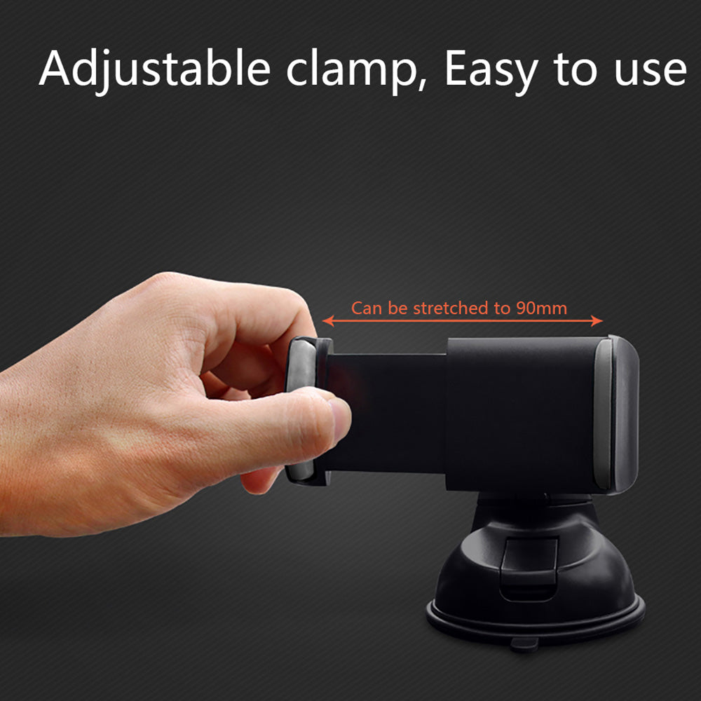 Phone Holder for Car 360° Widest View Flexible Long Arm Universal Handsfree Dashboard Suction Type Windshield Holder Phone Mount