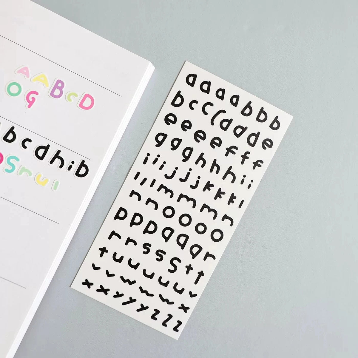 1 Piece INS New Letter Stickers Cute DIY Decals for Journal Card Making Csrapbook Sticker Stationery