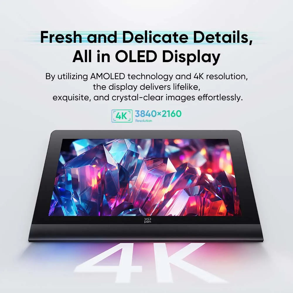 XPPen Artist Ultra 16 4K OLED Graphic Monitor New Touch-screen Drawing Display with Dual X3 Pro Stylus for 3D Modeling Animation
