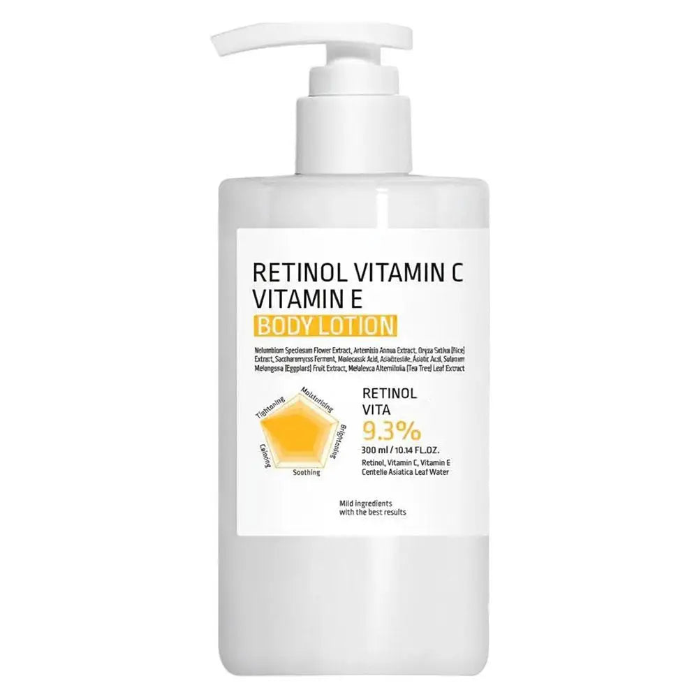 Glutathione Niacinamide Nourishing Body Lotion 300ml Deep Hydrating Gentle Cream Brightening Repair Rough Dry Body Skin Care
