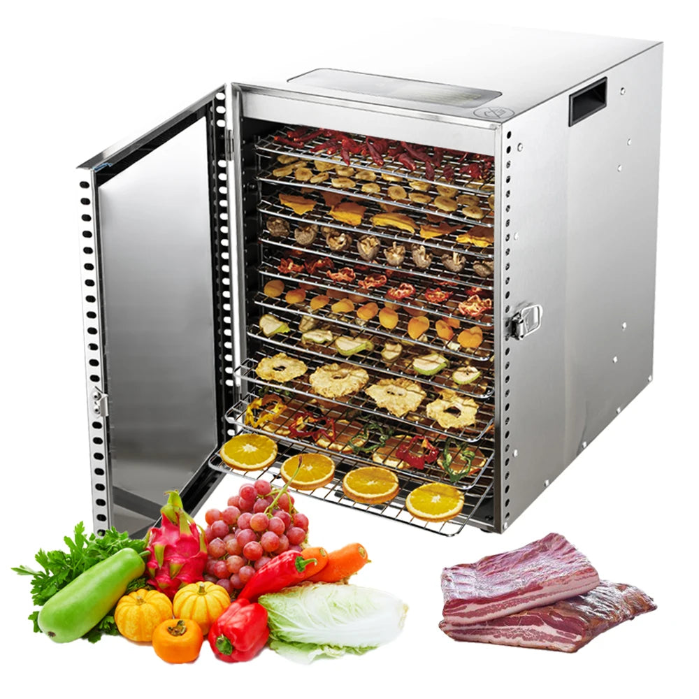 12 Layers Fruit Dryer Electric Meat Grinder Drying for Vegetables Food Dehydrator Drying for Vegetables and Fruit Drying Machine