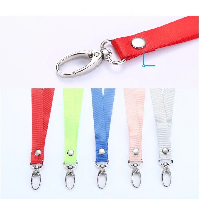 10 Pcs ID Card Rope Mobile Phone Lanyard Keys Gym Holder Fashion Personality Neck Strap USB Badge Lanyard Camera Rope