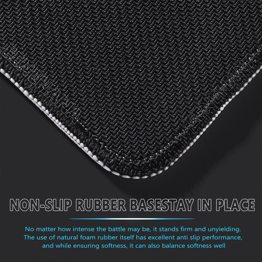 Red Eye Girl Art Black & White Line Gaming Mouse Pad Speed E-Sports Waterproof Kawaii 45x40 PC Gamer Accessories Office DeskMat