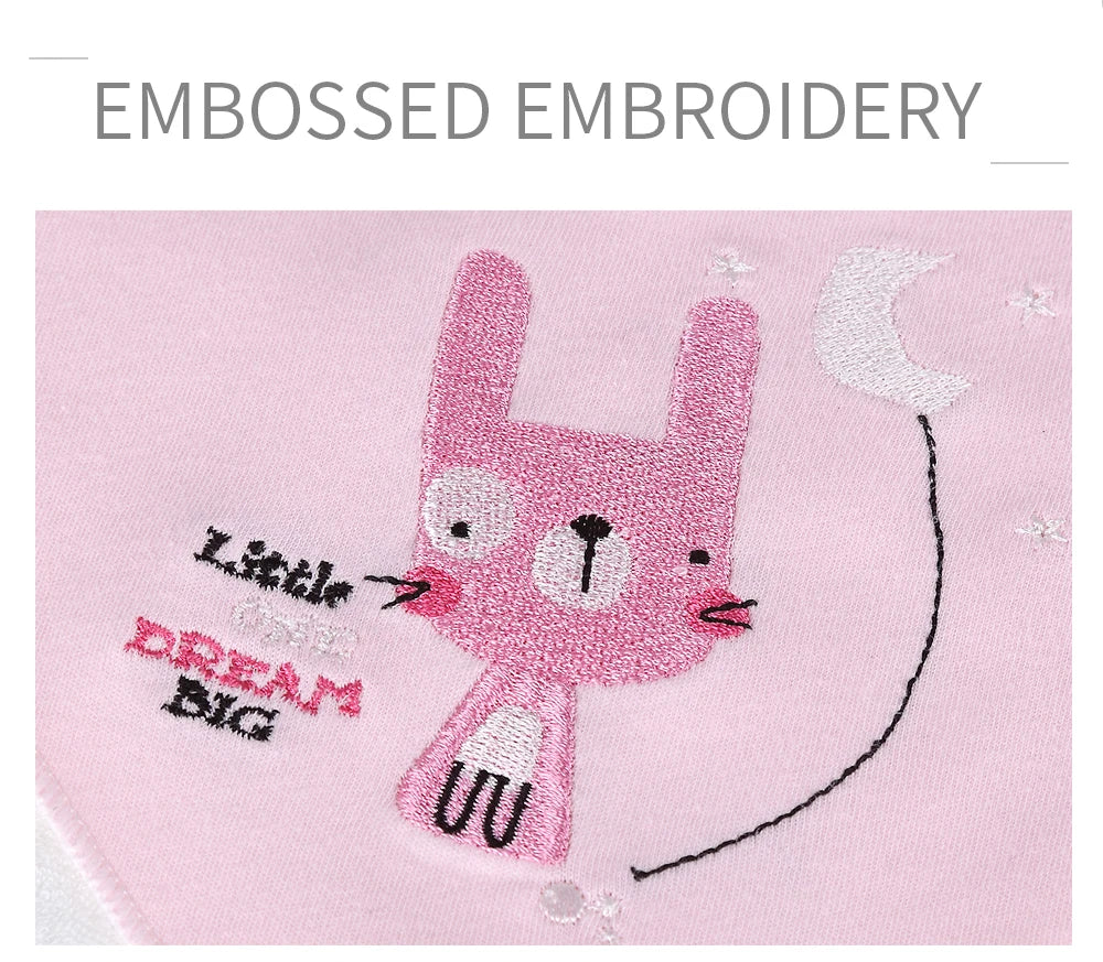 INSULAR Newly Baby Bibs 3pcs Baby Bandana Bib Cotton Babadores Infant Towel For Boys And Girls Baby Clothing Infant Accessories
