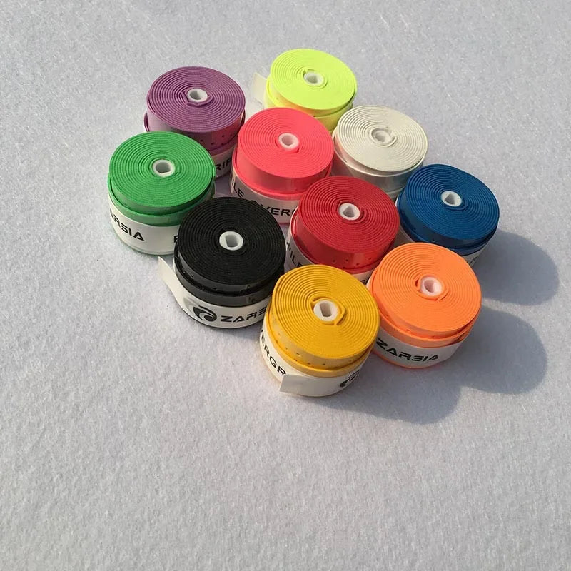 15PCS ZARSIA Laminated Perforated Tennis Overgrip Badminton Racket Sweatband Mesh Hand Glue Sticky Non-slip Fishing Rod Strap