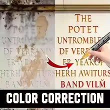 1PCS Professional Gold Tombstone Repair Pen 3mm Waterproof Metallic Inscription Marker Large Capacity Grave Stone Restoration