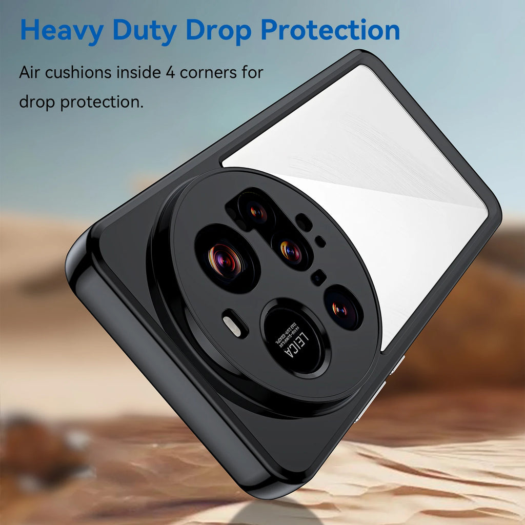 Transparent anti drop fall Cases For Xiaomi 15 Mi15 Ultra 15Ultra case Silicone Acrylic soft shell covers woman Phone Capa чехол