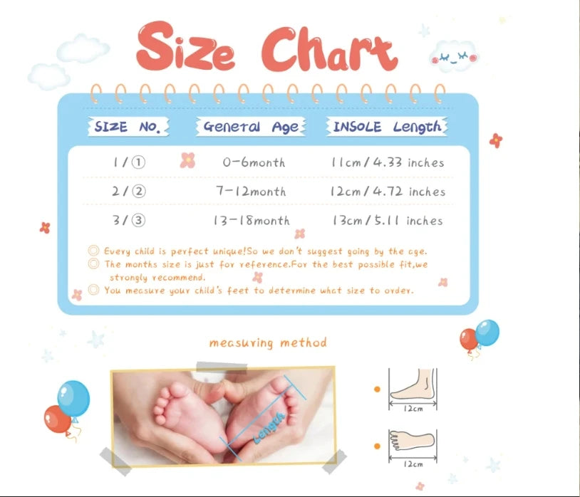 0-18M Baby Girl Princess Shoes Cute Printed Soft Cloth Bottom Anti slip Spring and Autumn Princess Shoes First Step Shoes