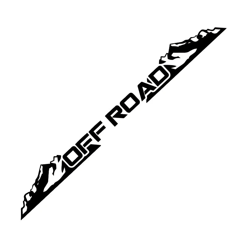 100cmX9cm For OFF ROAD - Windshield Banner Car Stickers Vinyl Decal Back Window Sticker Fits 4x4 Mud Off Road Auto