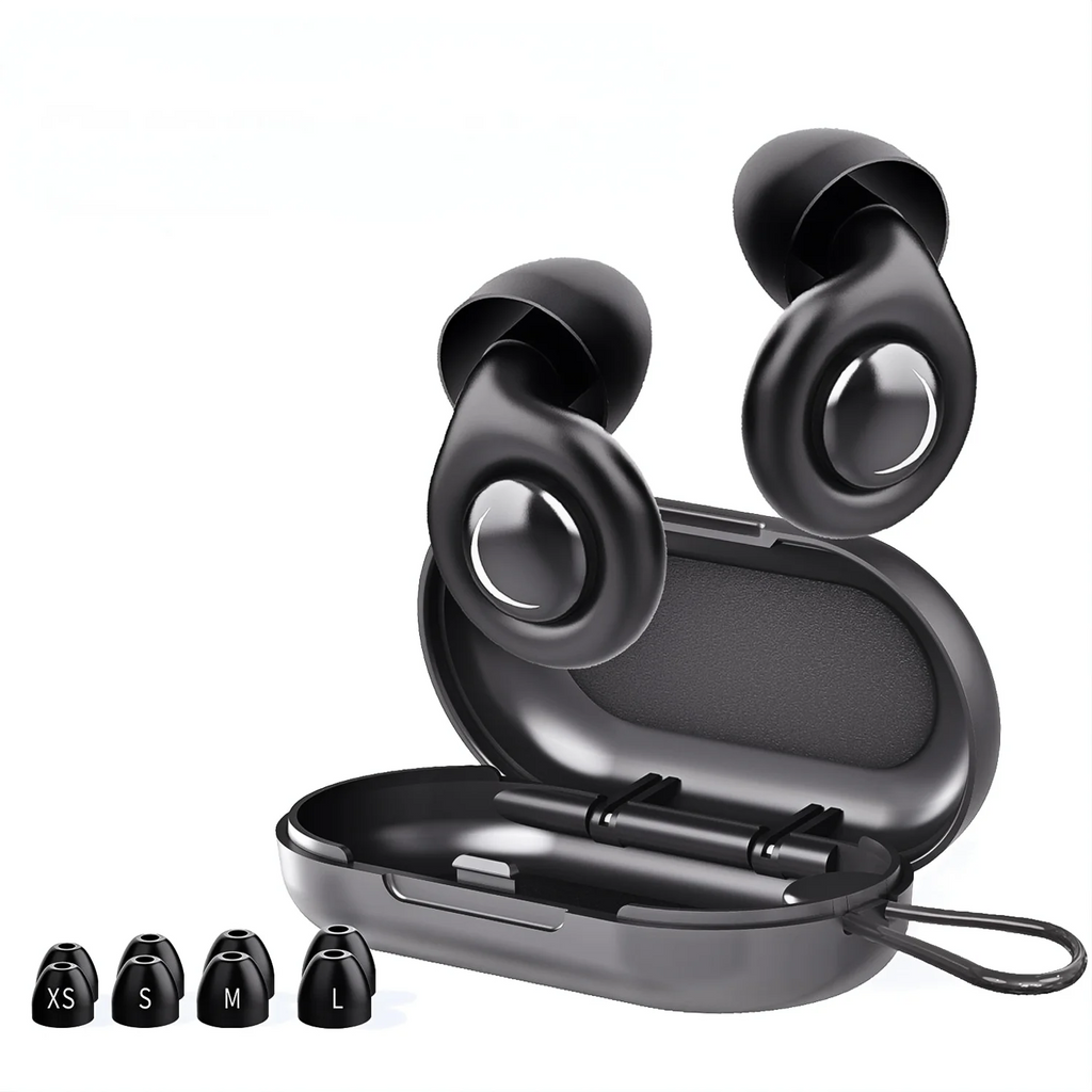 Reusable Silicone Ear Plugs Noise Cancelling Hearing Protection For Sleep Concert Travel Work Study & Relax
